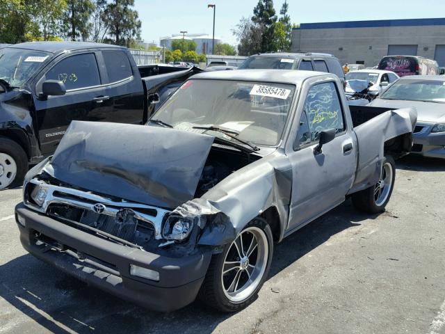 JT4RN81AXN0093812 - 1992 TOYOTA PICKUP 1/2 GRAY photo 2