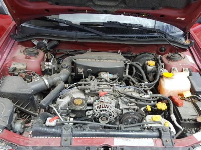 JF1SF6553XH741646 - 1999 SUBARU FORESTER S Rojo foto 7