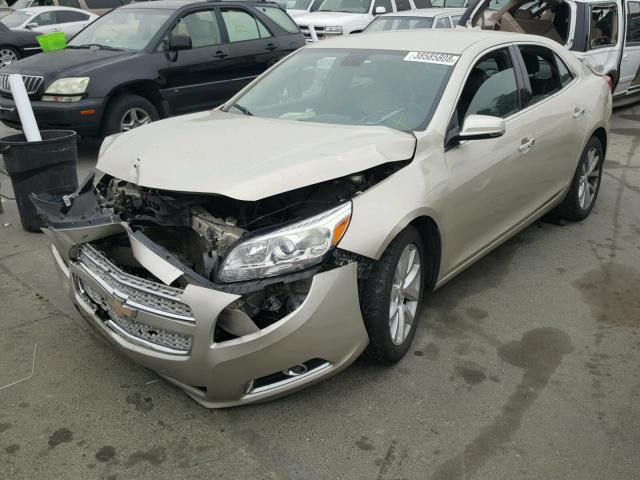 1G11H5SA4DF310762 - 2013 CHEVROLET MALIBU LTZ 米色 照片 2