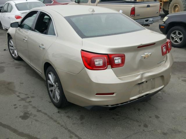1G11H5SA4DF310762 - 2013 CHEVROLET MALIBU LTZ 米色 照片 3