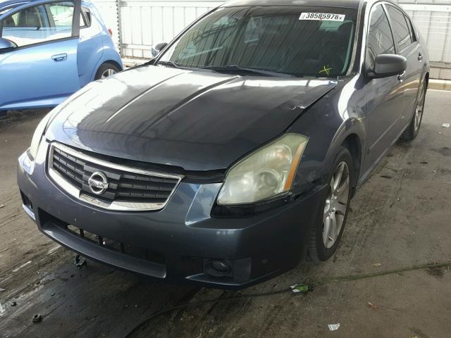 1N4BA41E27C862867 - 2007 NISSAN MAXIMA SE GRAY photo 2