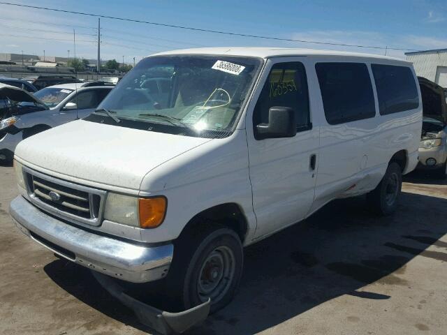 1FBNE31L47DA34127 - 2007 FORD ECONOLINE WHITE photo 2