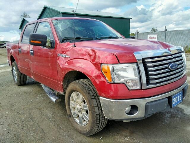 1FTFW1EF5CFC63145 - 2012 FORD F150 RED photo 1