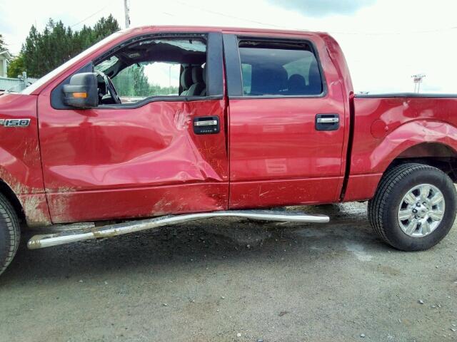 1FTFW1EF5CFC63145 - 2012 FORD F150 RED photo 10