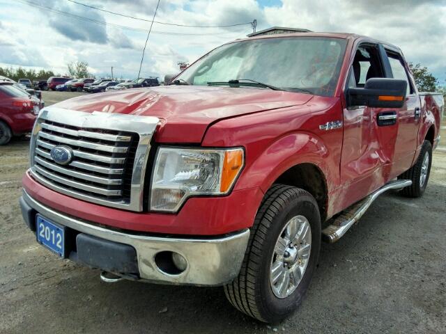 1FTFW1EF5CFC63145 - 2012 FORD F150 RED photo 2