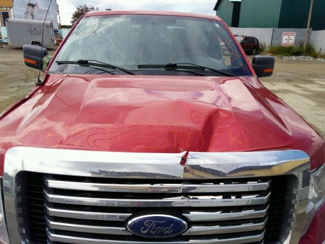1FTFW1EF5CFC63145 - 2012 FORD F150 RED photo 7