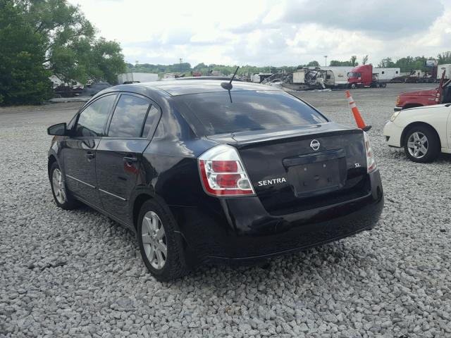 3N1AB61E88L639479 - 2008 NISSAN SENTRA 2.0 BLACK photo 3