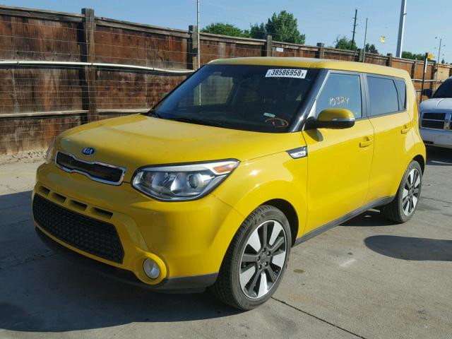 KNDJX3A56F7131820 - 2015 KIA SOUL ! YELLOW photo 2