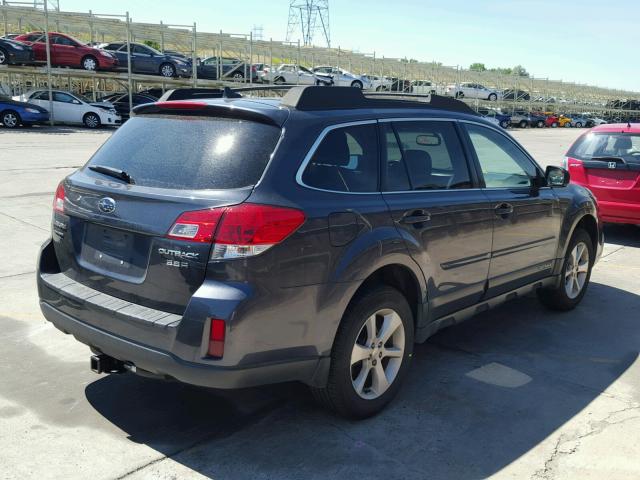 4S4BRDLC2D2231158 - 2013 SUBARU OUTBACK 3. GRAY photo 4