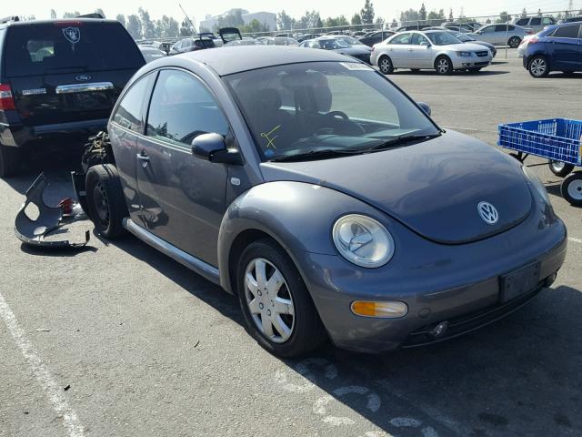 3VWCK21C72M451323 - 2002 VOLKSWAGEN NEW BEETLE GRAY photo 1