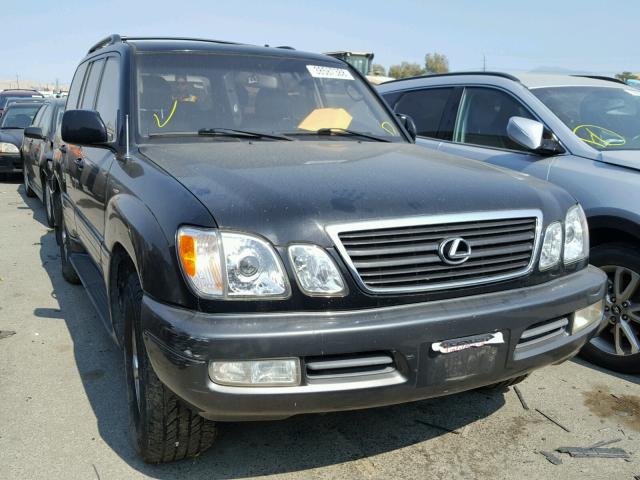 JTJHT00W413508886 - 2001 LEXUS LX 470 BLACK photo 1