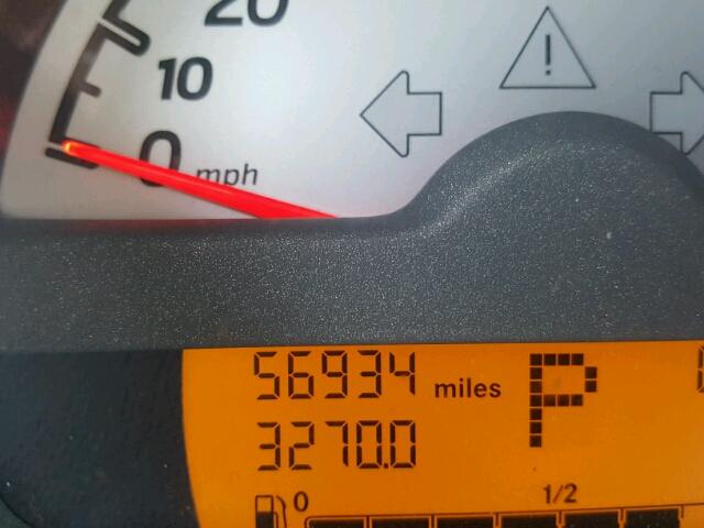 WMEEK3BA4AK343876 - 2010 SMART FORTWO PAS BLACK photo 8