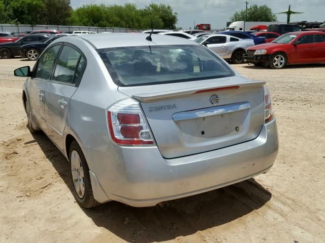 3N1AB6APXBL728477 - 2011 NISSAN SENTRA 2.0 SILVER photo 3