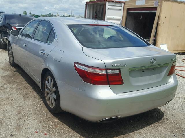 JTHBL46F985073061 - 2008 LEXUS LS 460 SILVER photo 3