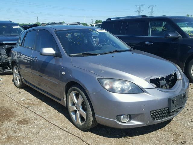 JM1BK343041160940 - 2004 MAZDA 3 HATCHBAC GRAY photo 1