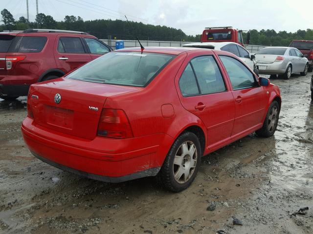 3VWTG69M11M167951 - 2001 VOLKSWAGEN JETTA GLX RED photo 4