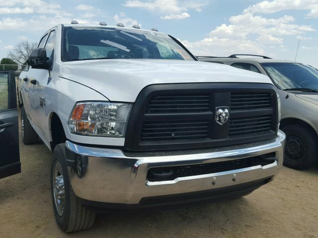 3C6UD5CLXCG339056 - 2012 DODGE RAM 2500 S WHITE photo 1
