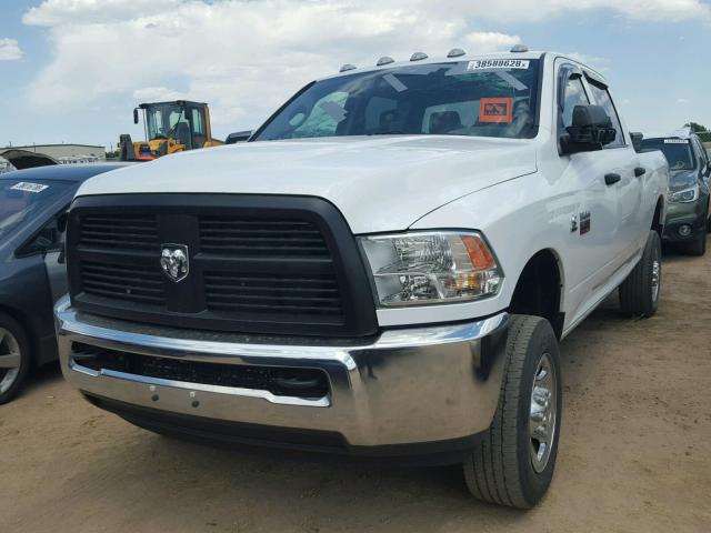 3C6UD5CLXCG339056 - 2012 DODGE RAM 2500 S WHITE photo 2