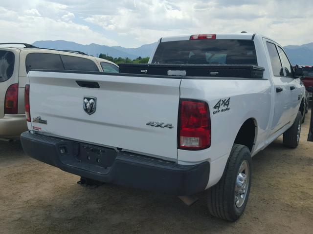 3C6UD5CLXCG339056 - 2012 DODGE RAM 2500 S WHITE photo 4