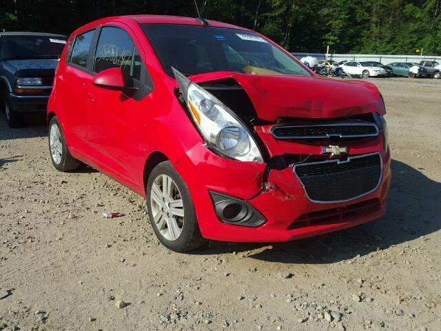 KL8CD6S91EC537703 - 2014 CHEVROLET SPARK 1LT RED photo 1