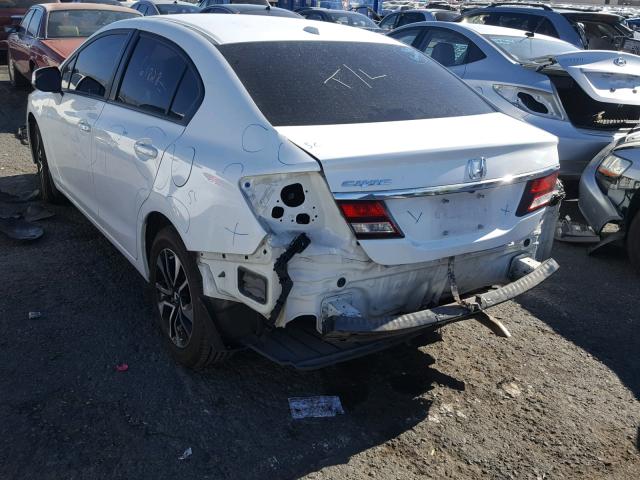 19XFB2F94DE004216 - 2013 HONDA CIVIC EXL WHITE photo 3