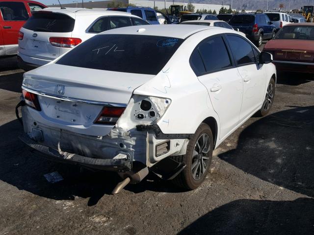 19XFB2F94DE004216 - 2013 HONDA CIVIC EXL WHITE photo 4