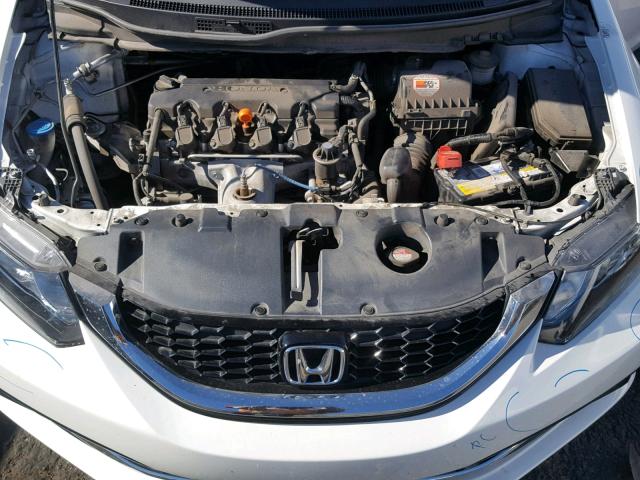 19XFB2F94DE004216 - 2013 HONDA CIVIC EXL WHITE photo 7