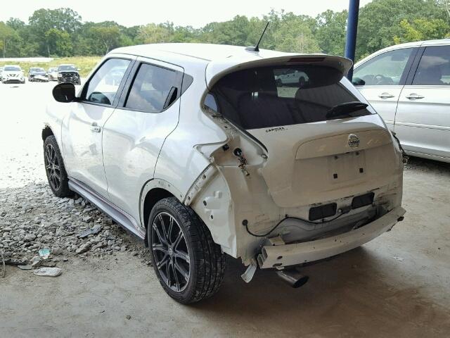 JN8AF5MV9DT228819 - 2013 NISSAN JUKE S WHITE photo 3