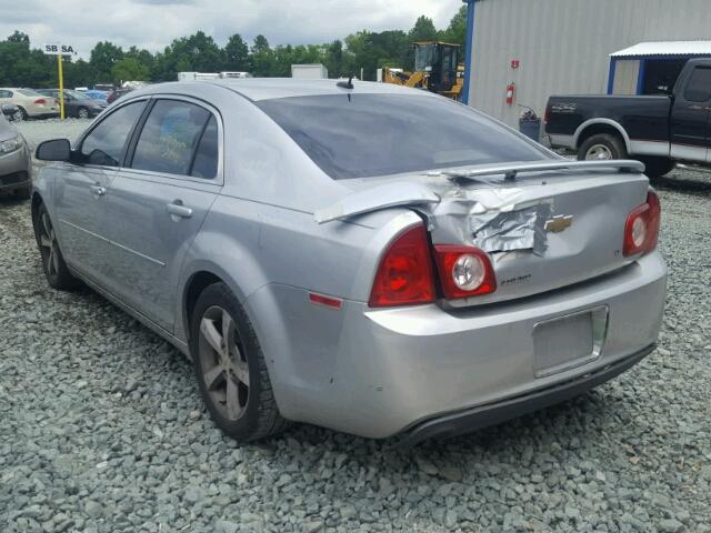 1G1ZJ57B89F211961 - 2009 CHEVROLET MALIBU 2LT SILVER photo 3