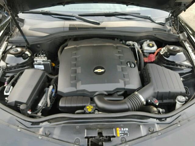 2G1FC1E31C9207249 - 2012 CHEVROLET CAMARO LT BLACK photo 7