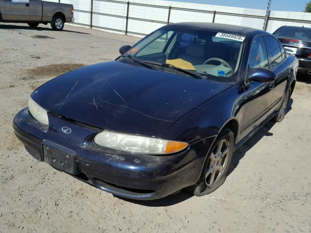 1G3NF52E81C104827 - 2001 OLDSMOBILE ALERO GLS 紫色 照片 2