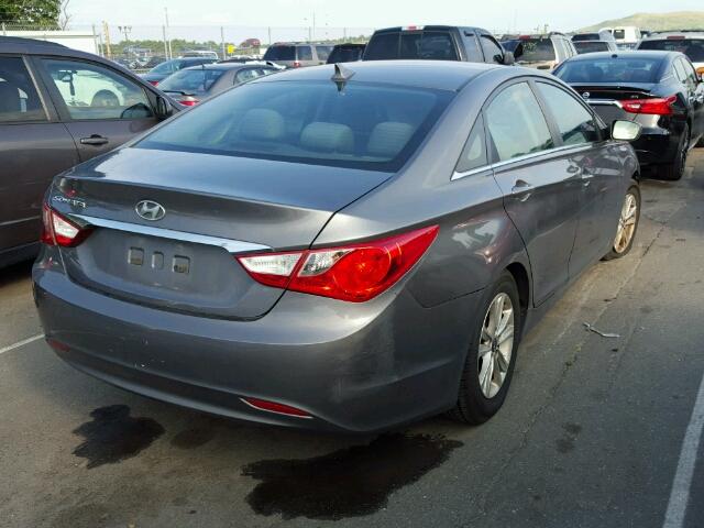 5NPEB4AC6BH259033 - 2011 HYUNDAI SONATA GLS GRAY photo 4