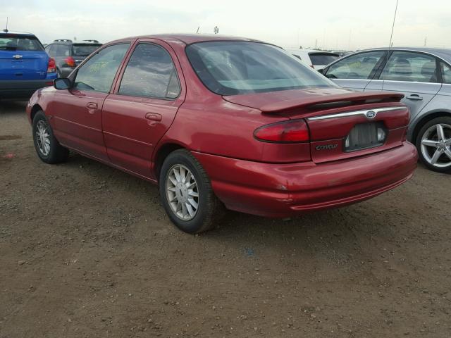 3FAFP6538XM113171 - 1999 FORD CONTOUR LX RED photo 3