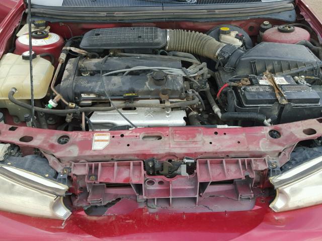 3FAFP6538XM113171 - 1999 FORD CONTOUR LX RED photo 7