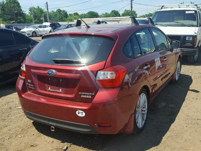 JF1GPAH68CH226405 - 2012 SUBARU IMPREZA LI RED photo 4