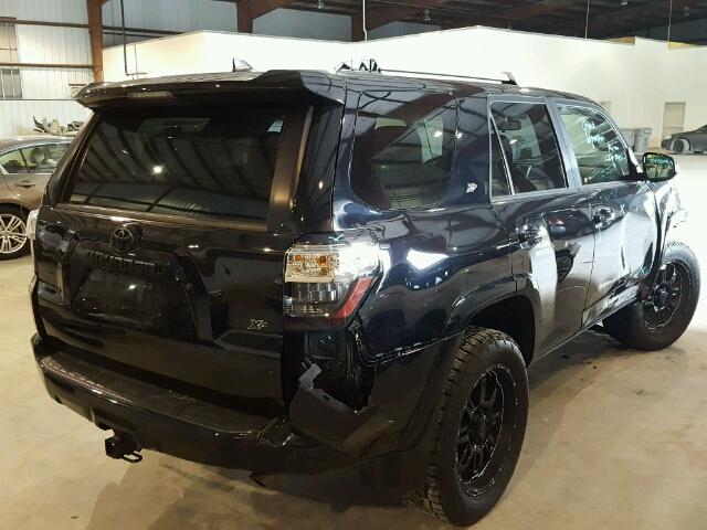 JTEBU5JR8G5349083 - 2016 TOYOTA 4RUNNER SR BLACK photo 4