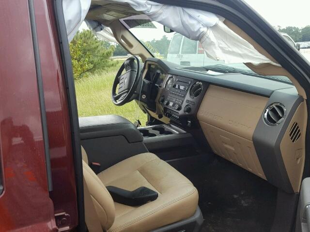 1FT7W2BT3CEA24607 - 2012 FORD F250 MAROON photo 5