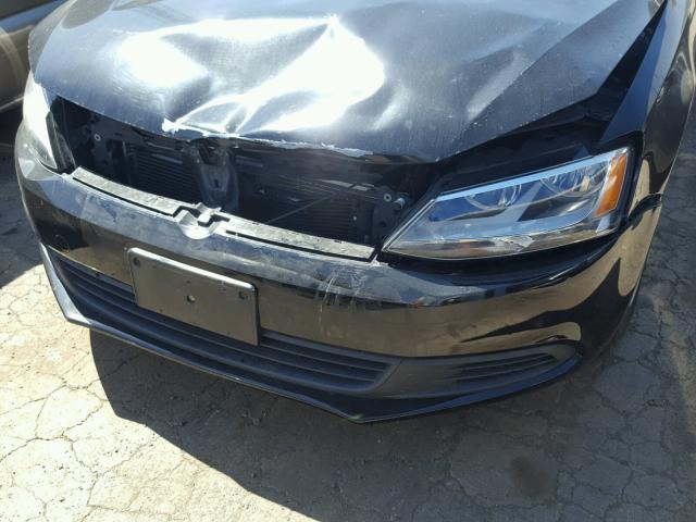 3VW2K7AJ5DM294823 - 2013 VOLKSWAGEN JETTA BASE 黑色 照片 9
