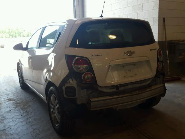 1G1JA6SHXC4161968 - 2012 CHEVROLET SONIC LS 白色 照片 3