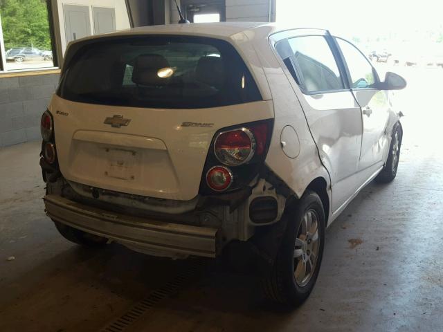 1G1JA6SHXC4161968 - 2012 CHEVROLET SONIC LS 白色 照片 4