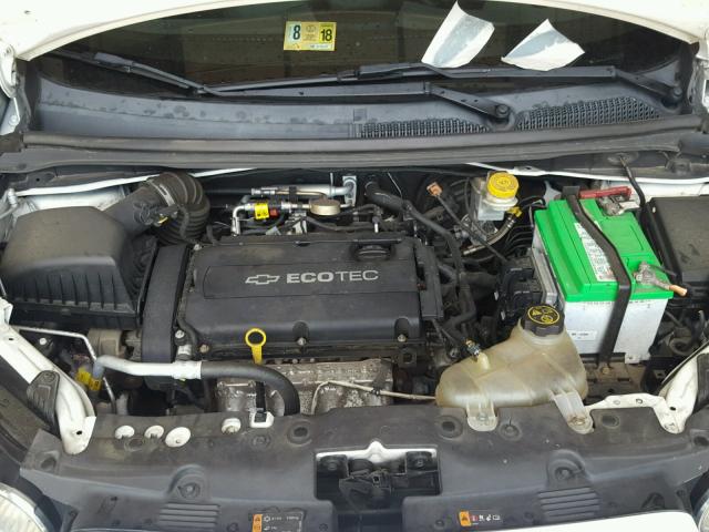 1G1JA6SHXC4161968 - 2012 CHEVROLET SONIC LS 白色 照片 7