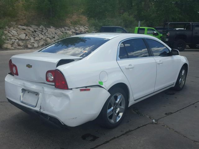 1G1ZC5E08A4106235 - 2010 CHEVROLET MALIBU 1LT WHITE photo 4