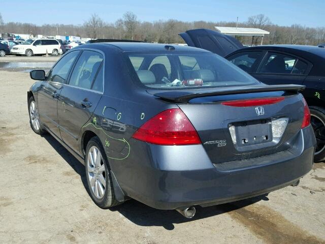 1HGCM66576A000458 - 2006 HONDA ACCORD EX GRAY photo 3