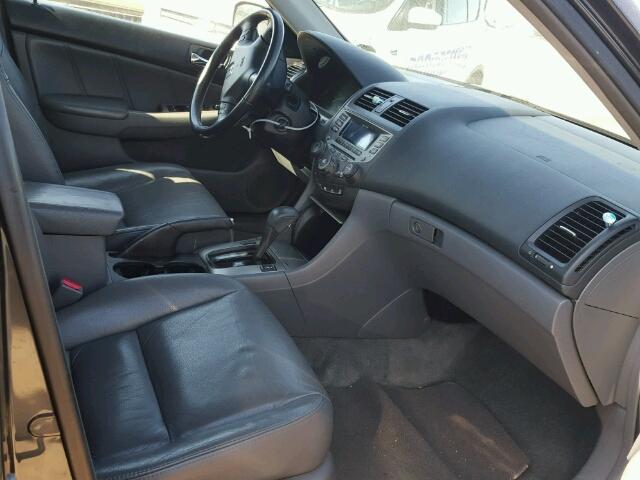 1HGCM66576A000458 - 2006 HONDA ACCORD EX GRAY photo 5