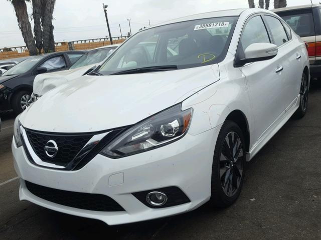 3N1CB7AP4HY236604 - 2017 NISSAN SENTRA SR WHITE photo 2