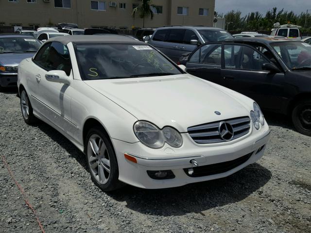 WDBTK56G36T067402 - 2006 MERCEDES-BENZ CLK 350 WHITE photo 1