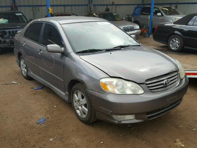 2T1BR32E64C288577 - 2004 TOYOTA COROLLA CE GRAY photo 1