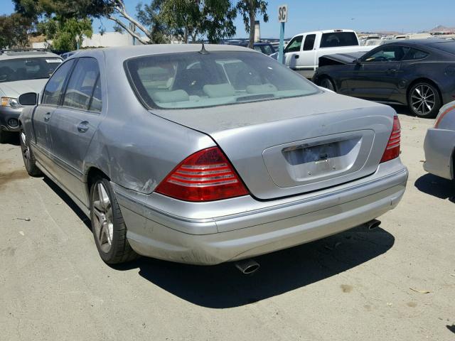WDBNG70J56A474787 - 2006 MERCEDES-BENZ S 430 SILVER photo 3
