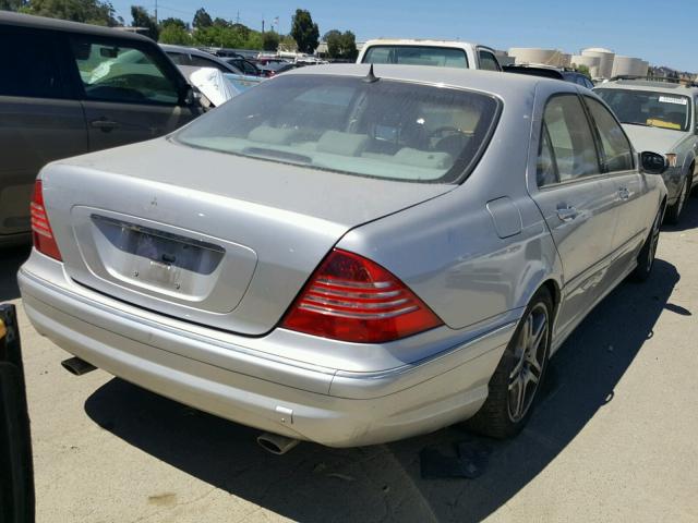 WDBNG70J56A474787 - 2006 MERCEDES-BENZ S 430 SILVER photo 4