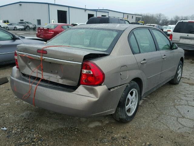 1G1ZS58F17F150092 - 2007 CHEVROLET MALIBU LS ყავისფერი ფოტო 4